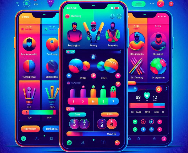 Fantasy Cricket App Mockup